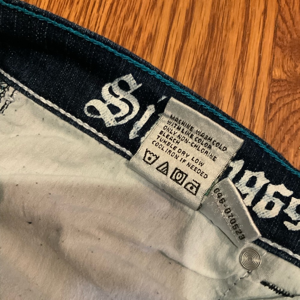 Men's Coogi Jeans Spell Out Blue 36 X 33 - Picture 9 of 9